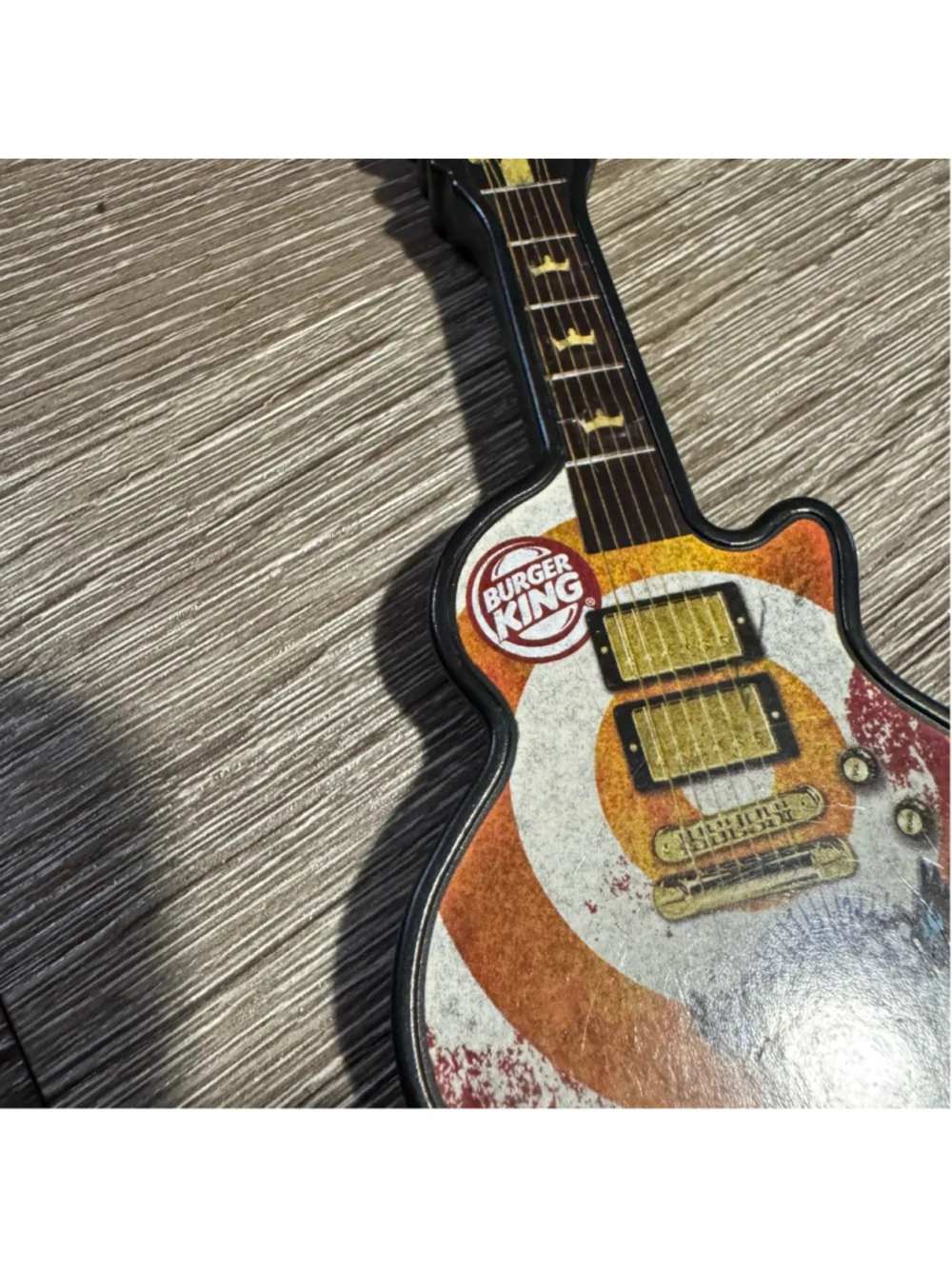 Burger King Paper Jamz Guitar Toy
